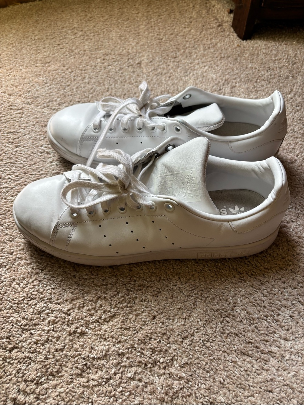 Adidas Stan Smith White Leather Sneaker men’s size 9.5